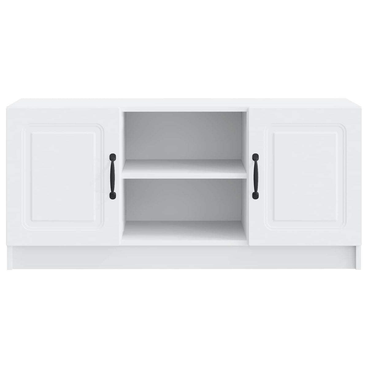 TV-skab Hvid 102 x 34,5 x 47 cm Konstrueret træ