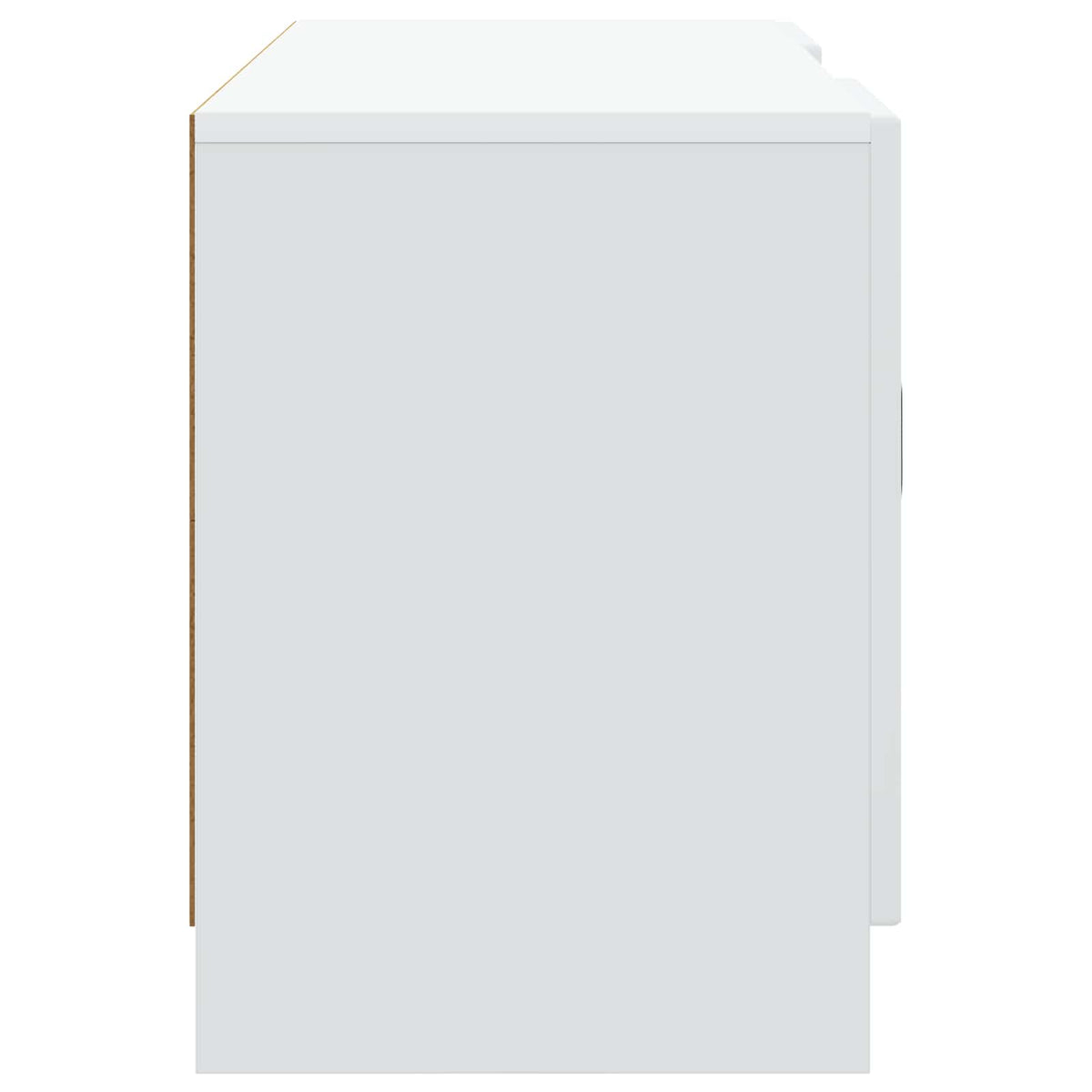 TV-skab Hvid 102 x 34,5 x 47 cm Konstrueret træ