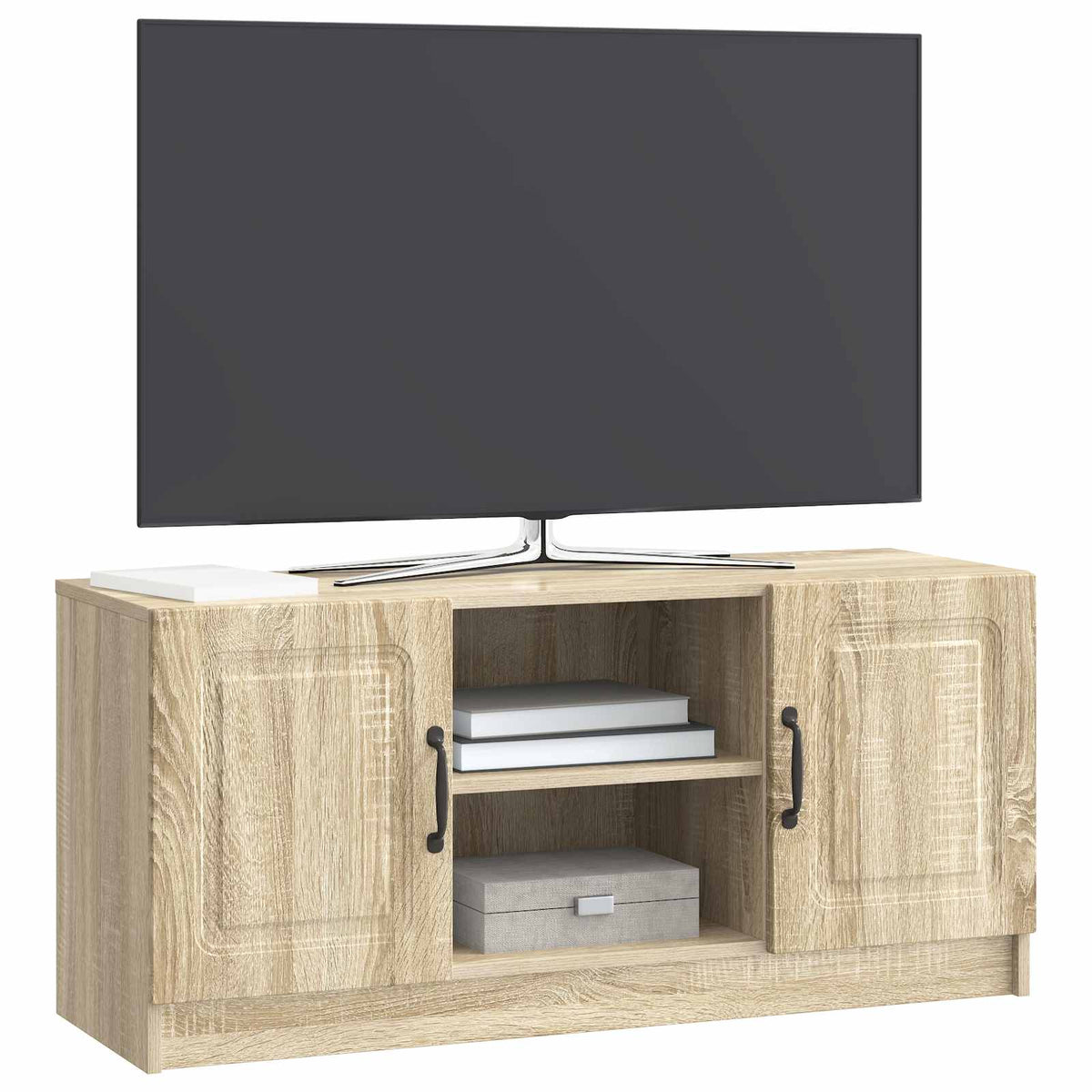 TV-skab Sonoma-eg 102 x 34,5 x 47 cm Konstrueret træ