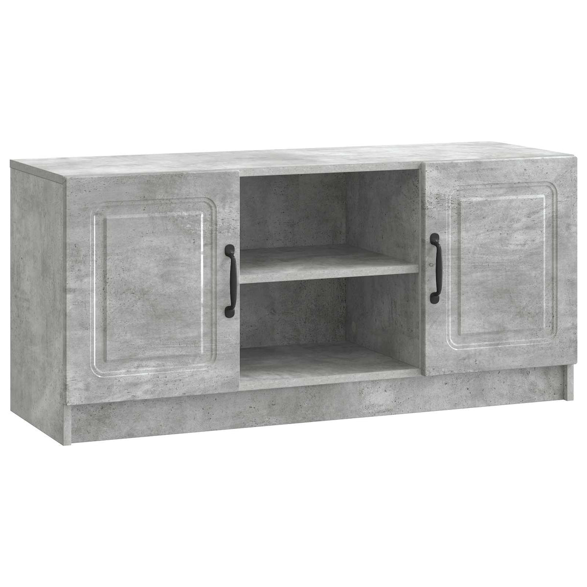 TV-skab Betongrå 102 x 34,5 x 47 cm Konstrueret træ