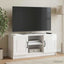 TV-skab Hvid højglans 102 x 34,5 x 47 cm Konstrueret træ