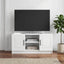 TV-skab Hvid højglans 102 x 34,5 x 47 cm Konstrueret træ