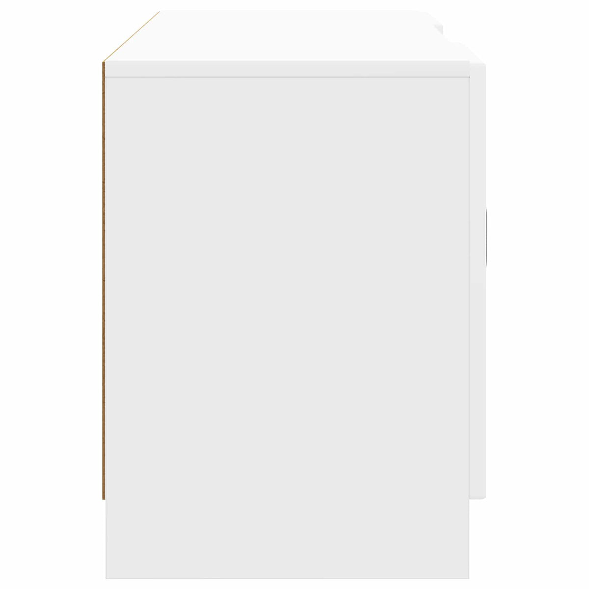 TV-skab Hvid højglans 102 x 34,5 x 47 cm Konstrueret træ