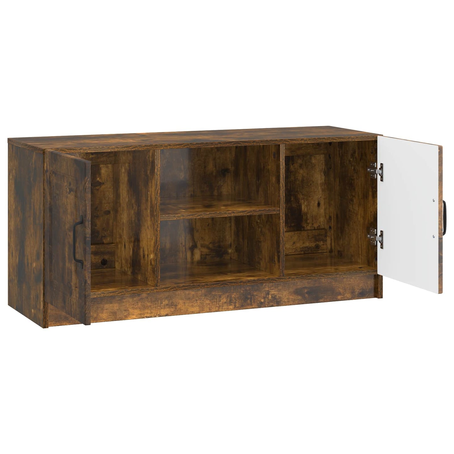 TV-skab Røget eg 102 x 34,5 x 47 cm Konstrueret træ