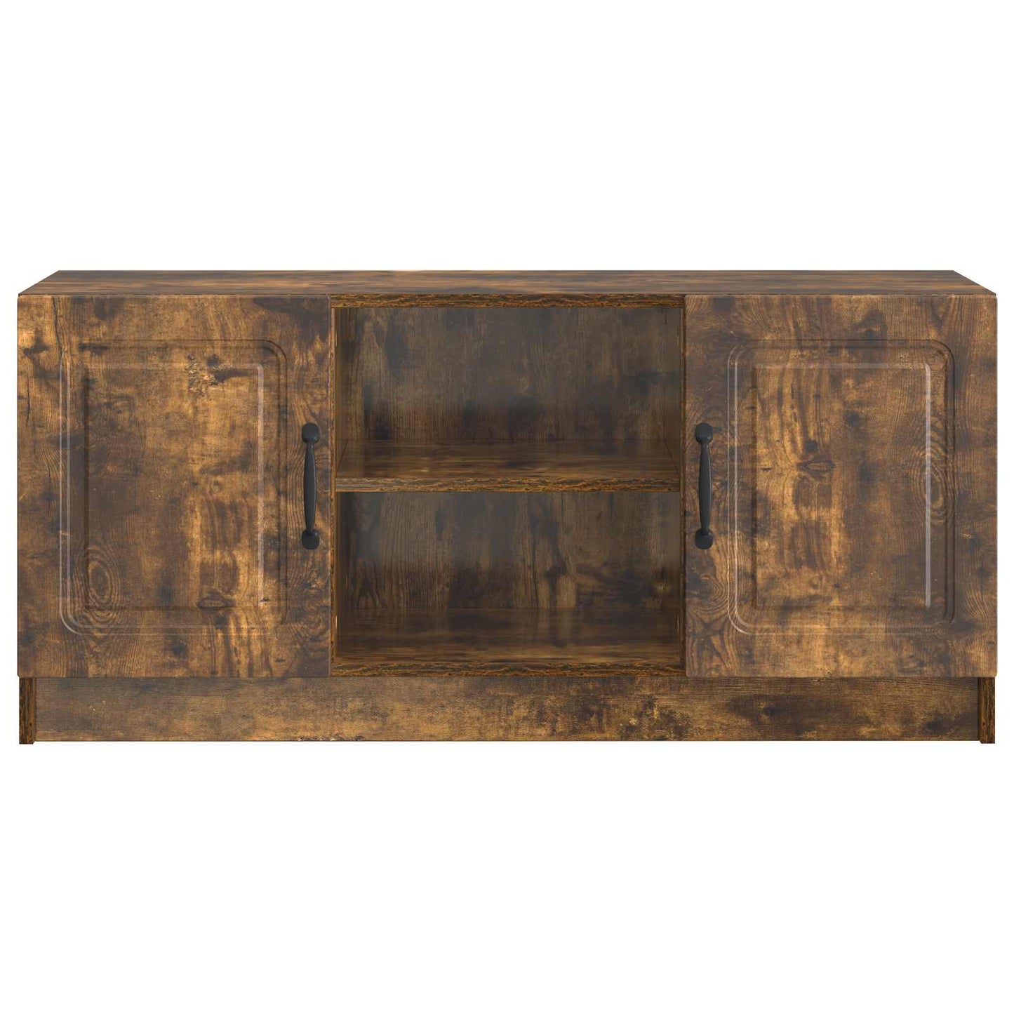 TV-skab Røget eg 102 x 34,5 x 47 cm Konstrueret træ