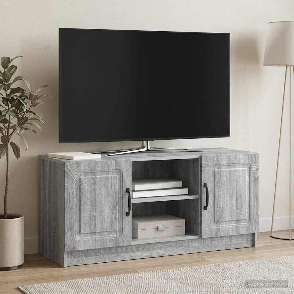 TV-skab Grå sonoma-eg 102 x 34,5 x 47 cm Konstrueret træ