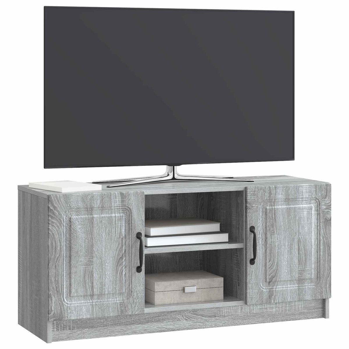 TV-skab Grå sonoma-eg 102 x 34,5 x 47 cm Konstrueret træ