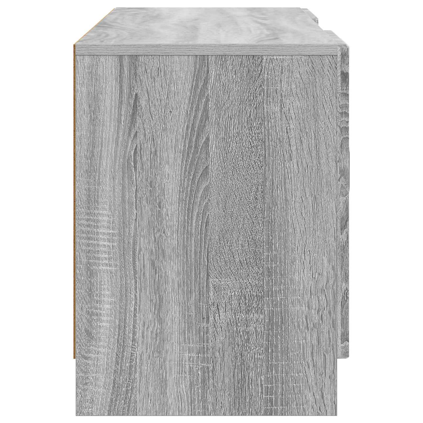 TV-skab Grå sonoma-eg 102 x 34,5 x 47 cm Konstrueret træ