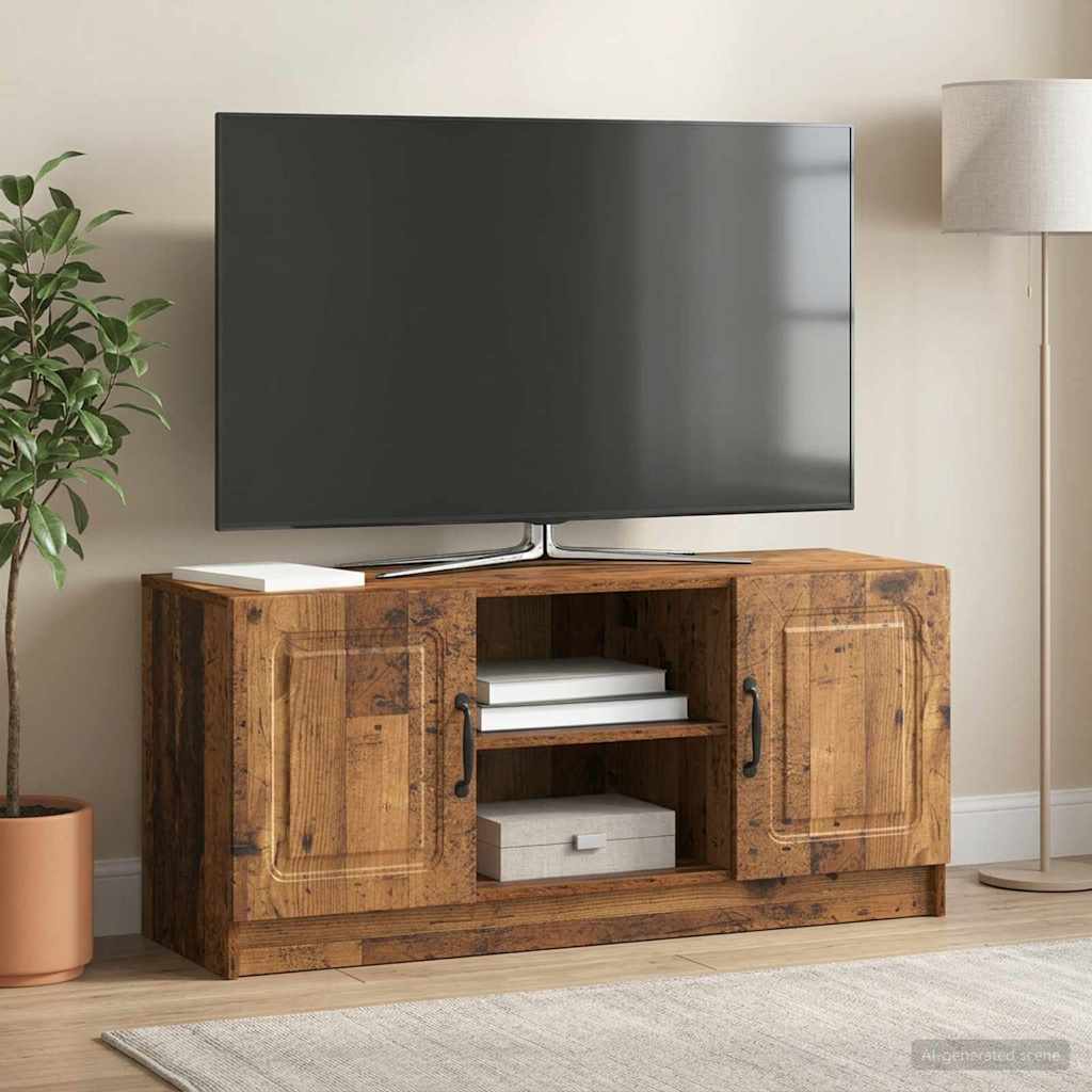 TV-skab Gammelt træ 102 x 34,5 x 47 cm Konstrueret træ