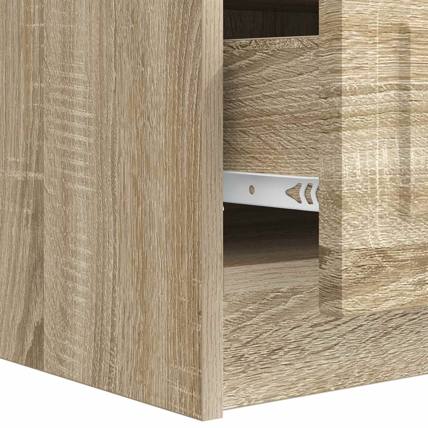 TV-skab 147 x 34,5 x 27 cm Sonoma-eg Konstrueret træ