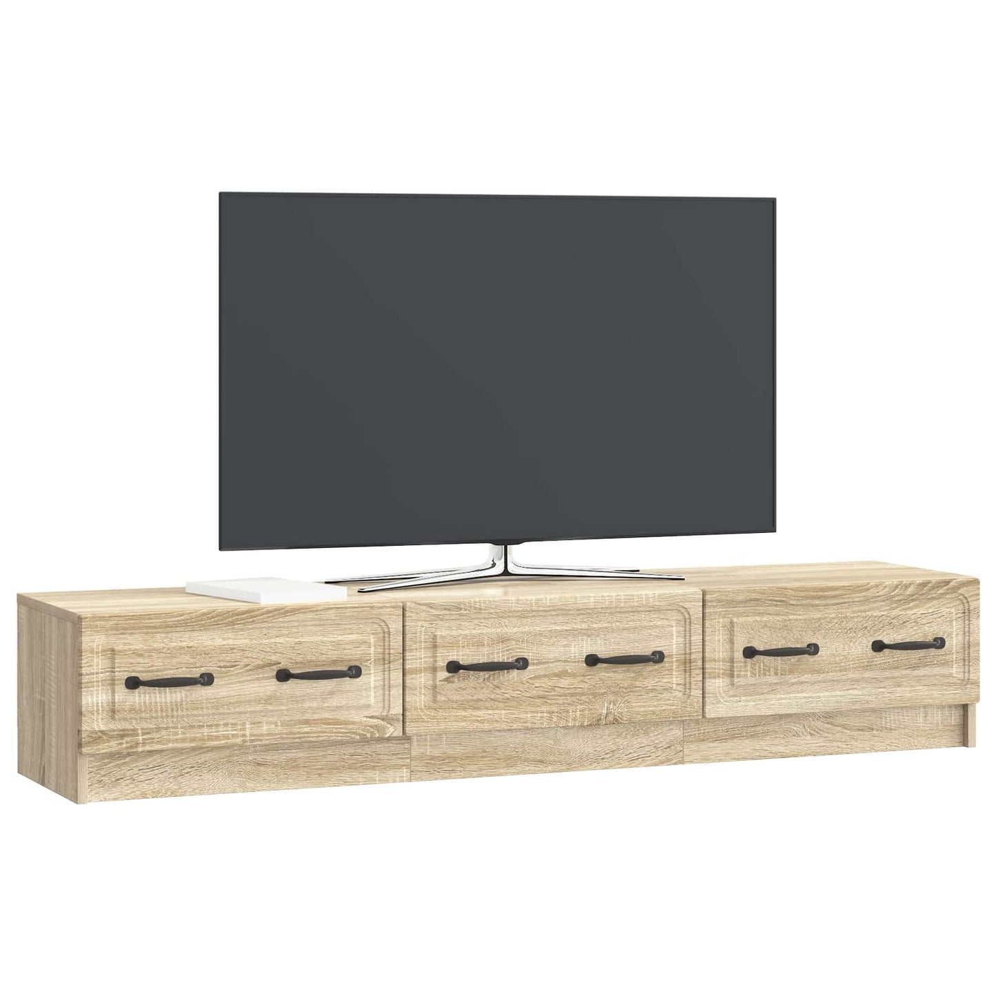 TV-skab 147 x 34,5 x 27 cm Sonoma-eg Konstrueret træ
