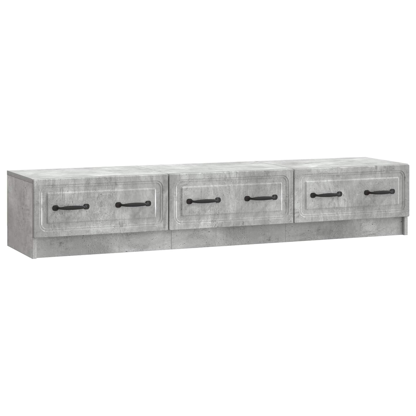 TV-skab 147 x 34,5 x 27 cm Betongrå Konstrueret træ