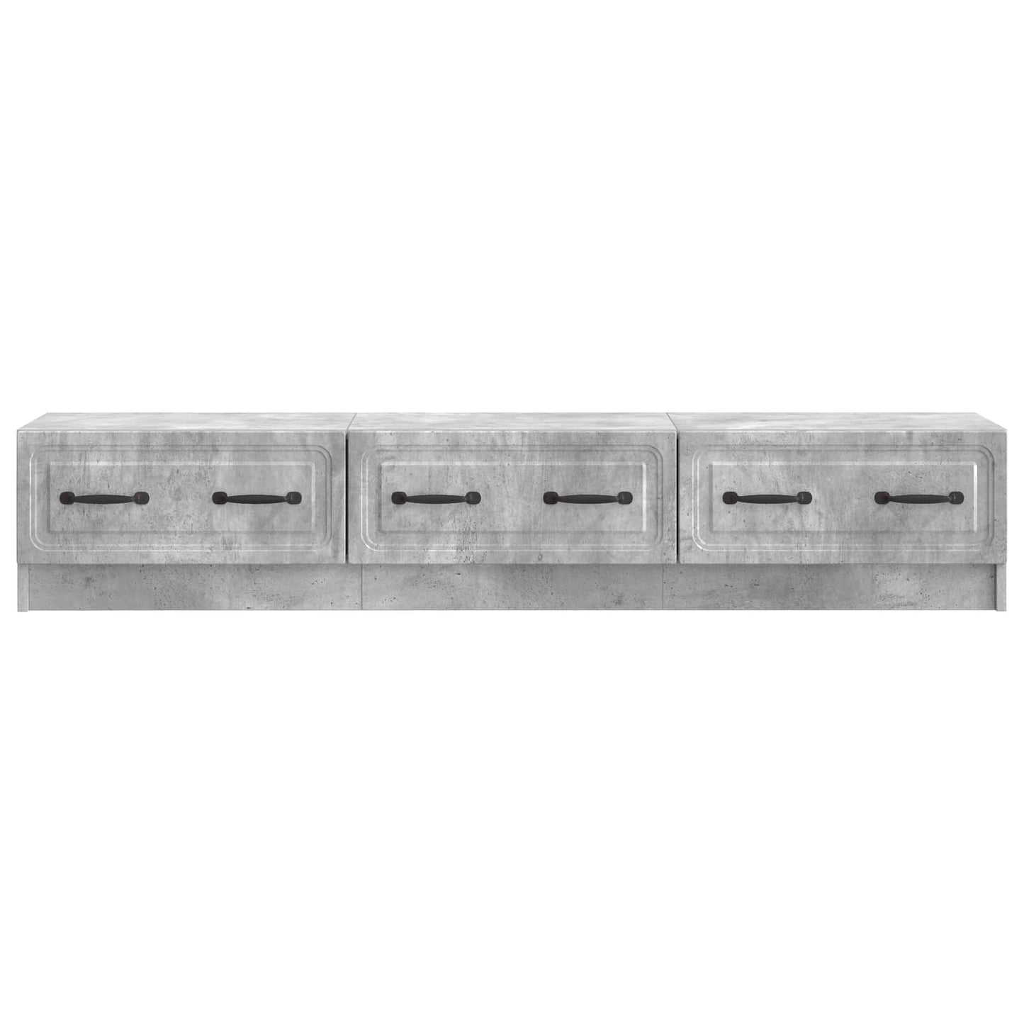 TV-skab 147 x 34,5 x 27 cm Betongrå Konstrueret træ