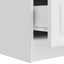 TV-skab 147 x 34,5 x 27 cm Hvid højglans Konstrueret træ