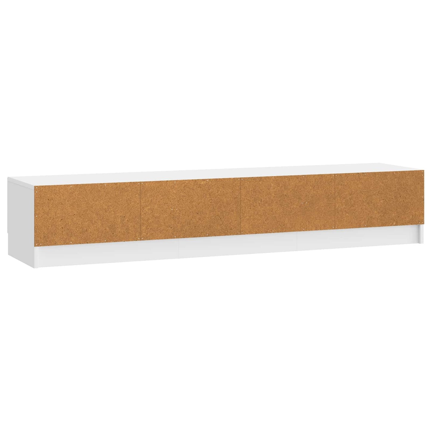 TV-skab 147 x 34,5 x 27 cm Hvid højglans Konstrueret træ