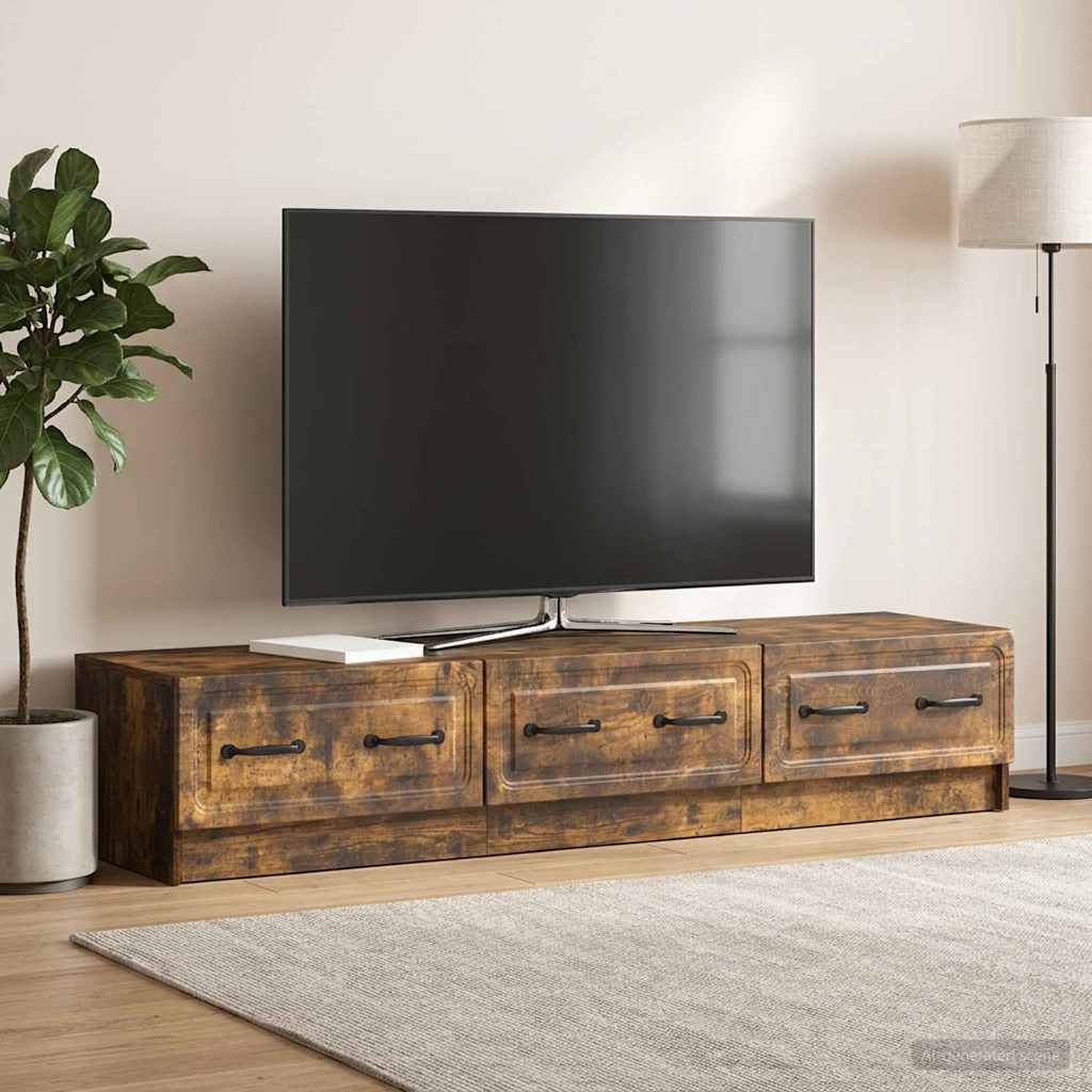 TV-skab 147 x 34,5 x 27 cm Røget eg Konstrueret træ