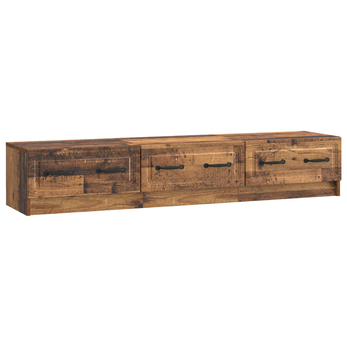 TV-skab 147 x 34,5 x 27 cm Gammelt træ Konstrueret træ