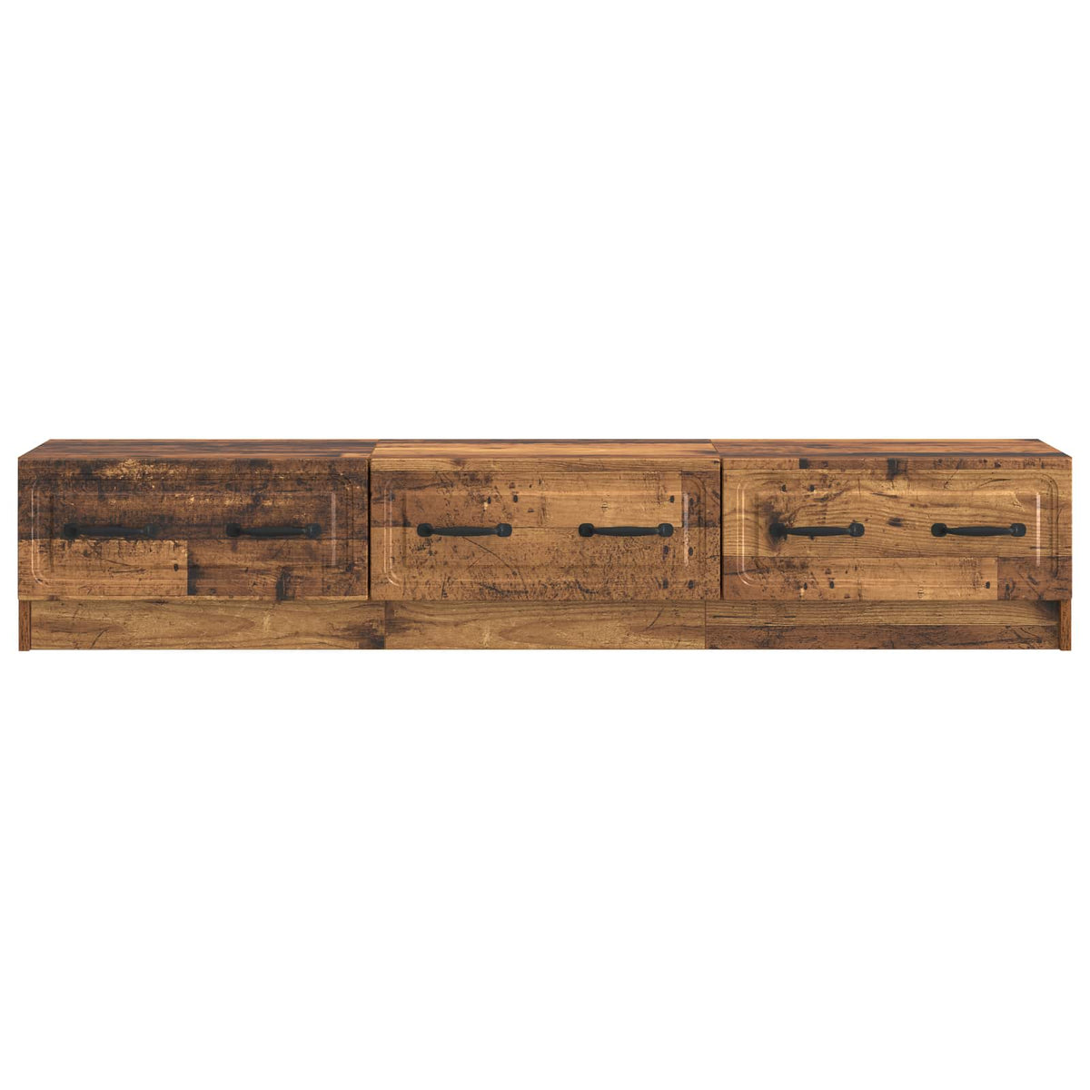 TV-skab 147 x 34,5 x 27 cm Gammelt træ Konstrueret træ