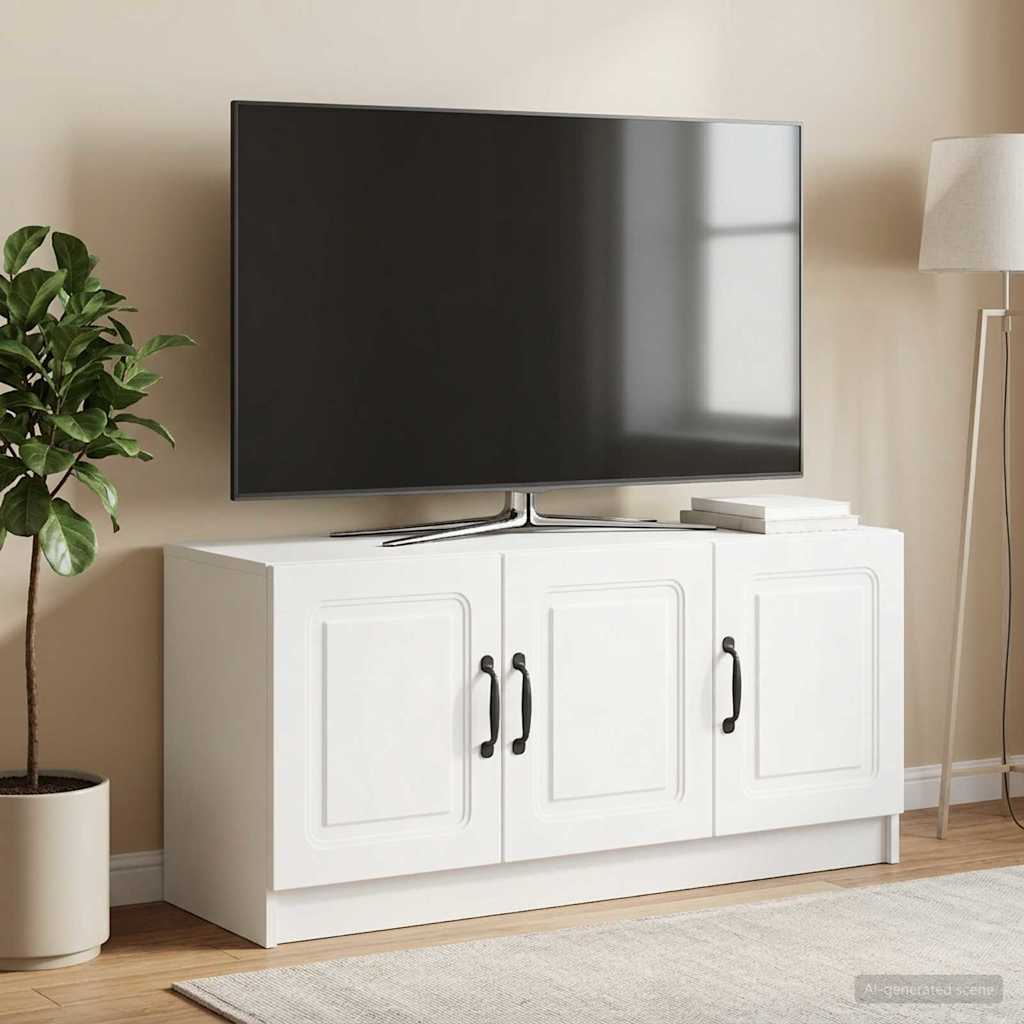 TV-skab Hvid 99 x 34,5 x 47 cm Konstrueret træ