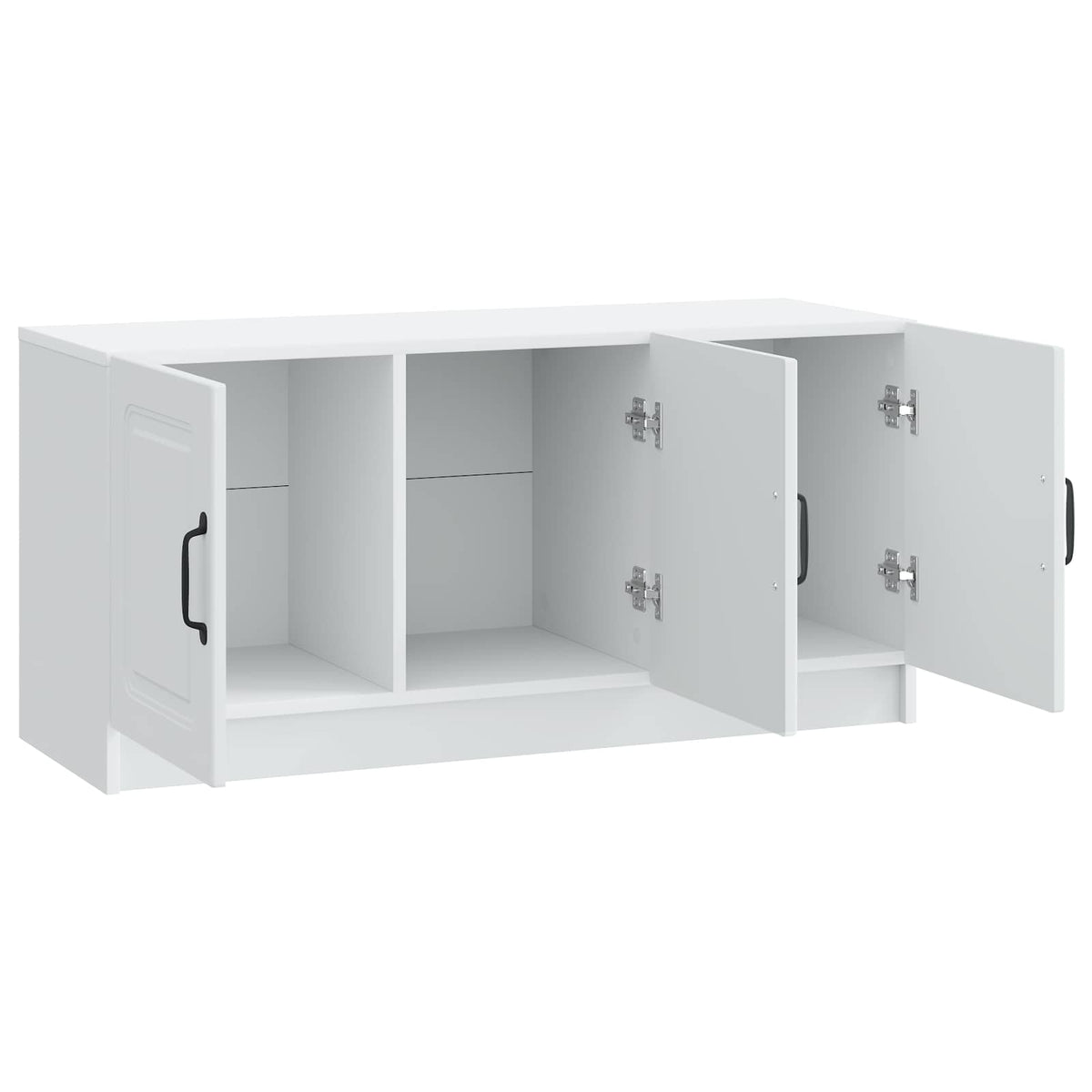 TV-skab Hvid 99 x 34,5 x 47 cm Konstrueret træ