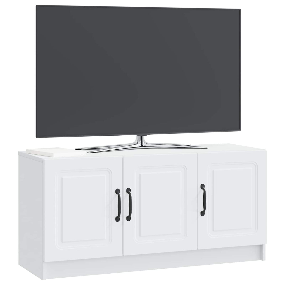TV-skab Hvid 99 x 34,5 x 47 cm Konstrueret træ