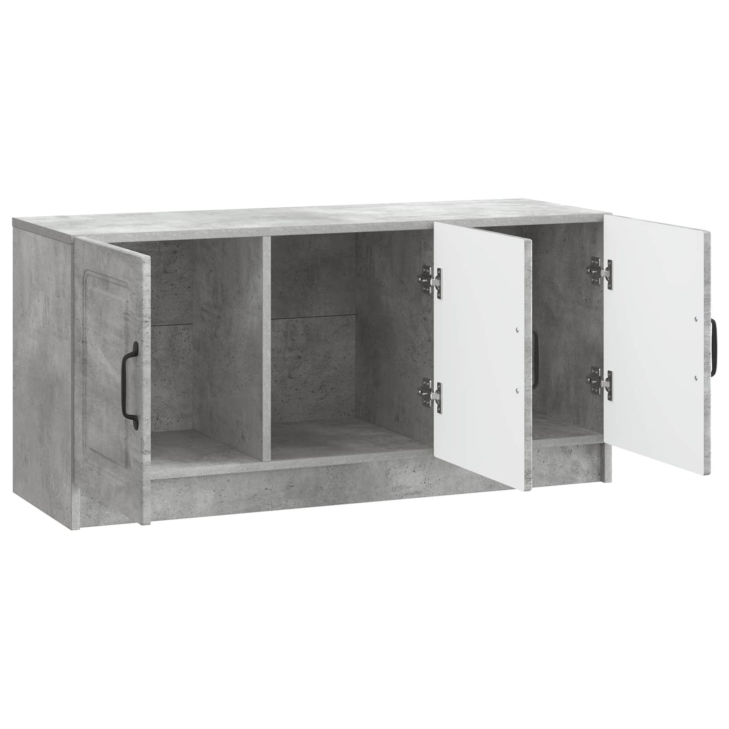 TV-skab Betongrå 99 x 34,5 x 47 cm Konstrueret træ