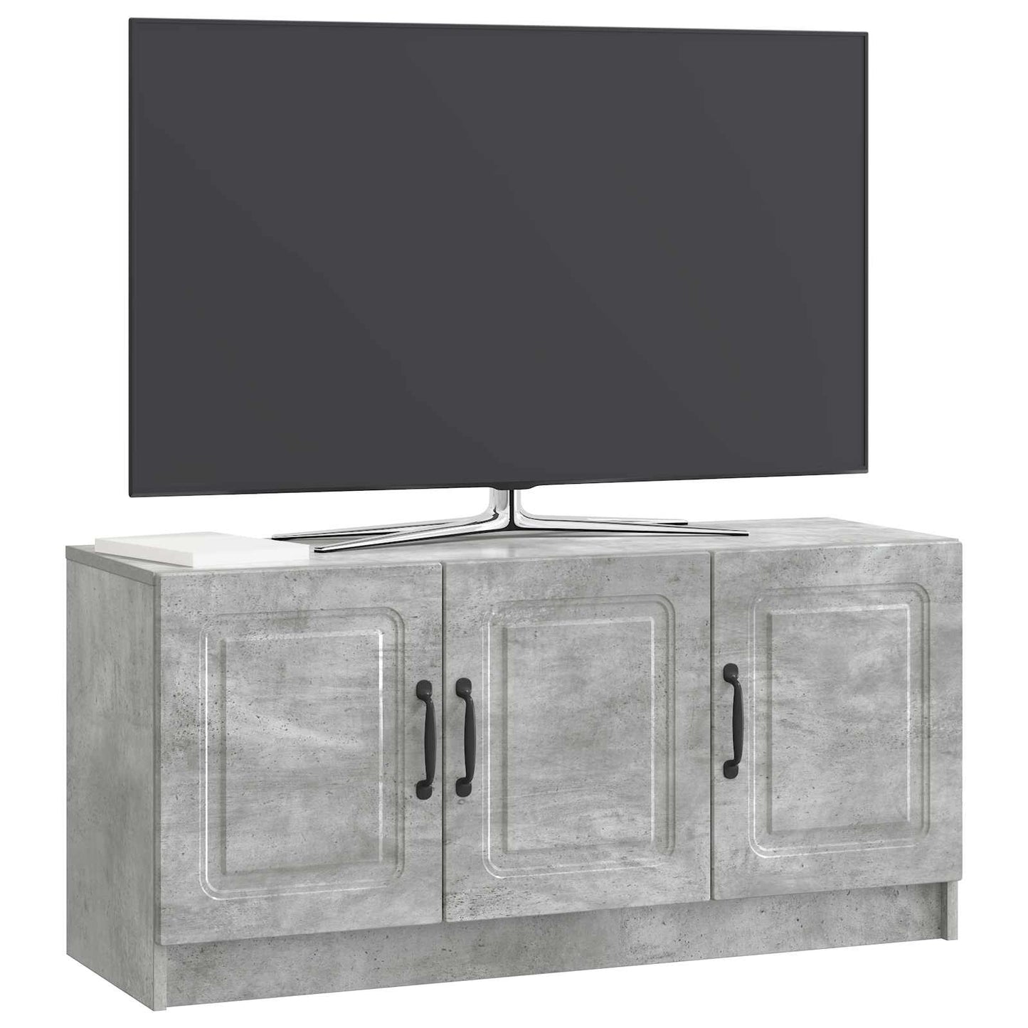 TV-skab Betongrå 99 x 34,5 x 47 cm Konstrueret træ