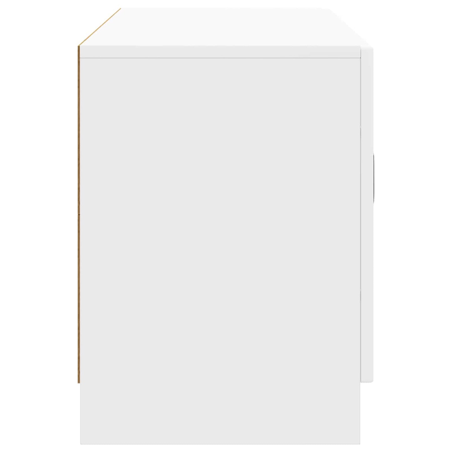 TV-skab Hvid højglans 99 x 34,5 x 47 cm Konstrueret træ