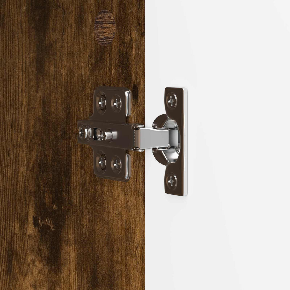 TV-skab Røget eg 99 x 34,5 x 47 cm Konstrueret træ