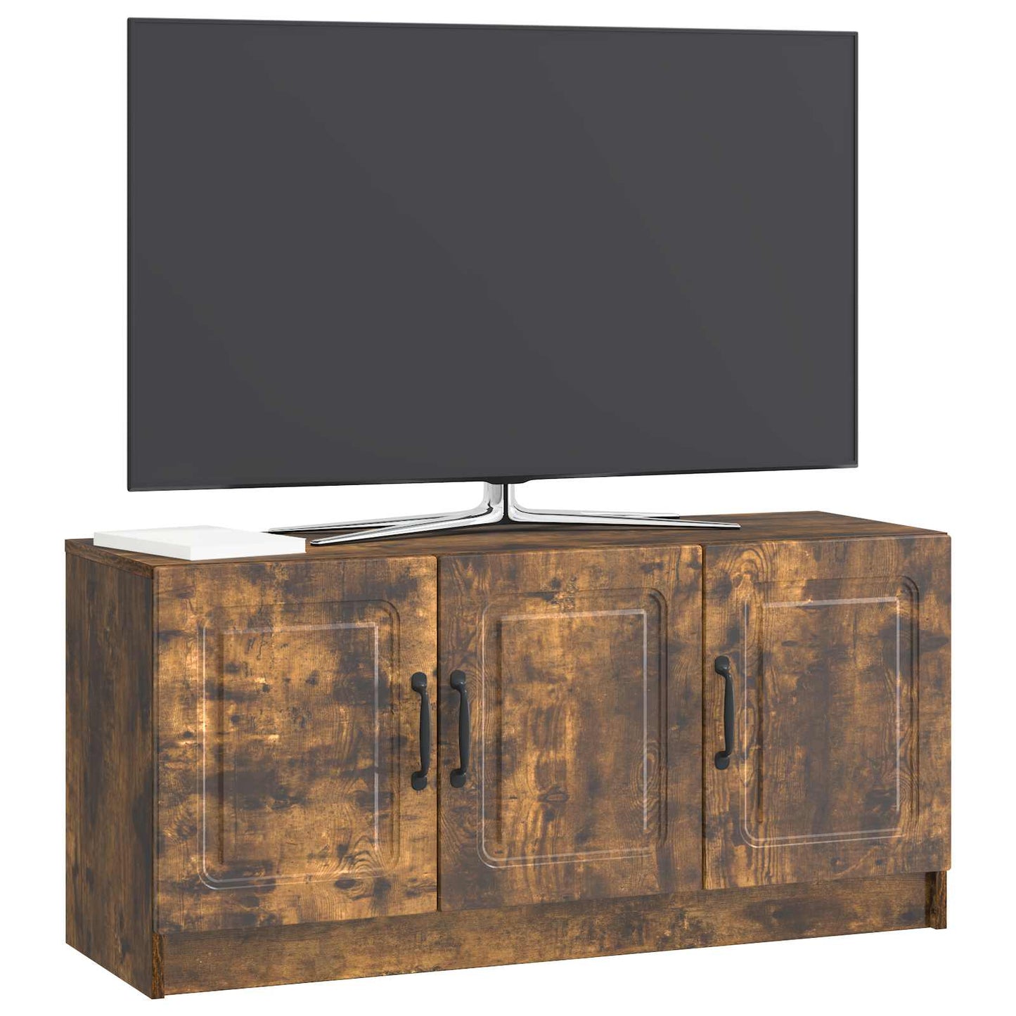 TV-skab Røget eg 99 x 34,5 x 47 cm Konstrueret træ