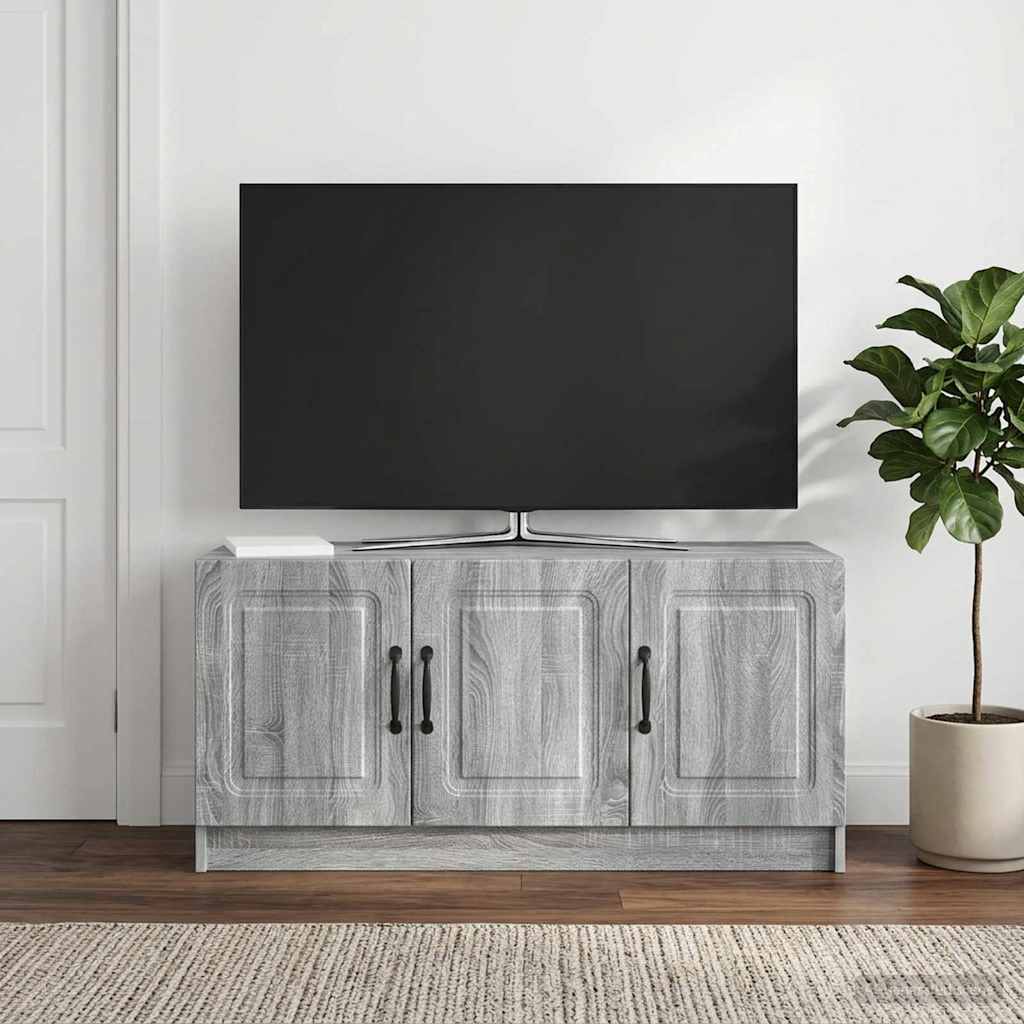 TV-skab Grå sonoma-eg 99 x 34,5 x 47 cm Konstrueret træ