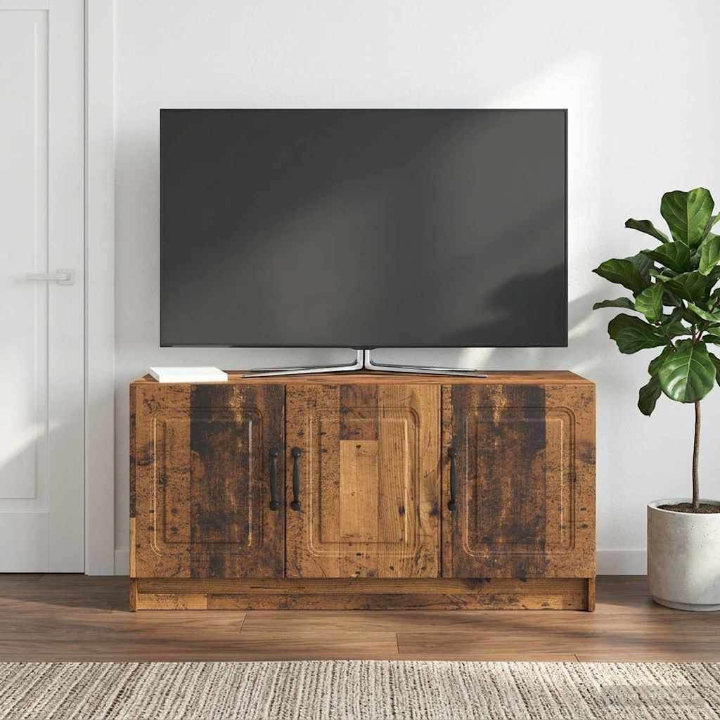 TV-skab Gammelt træ 99 x 34,5 x 47 cm Konstrueret træ