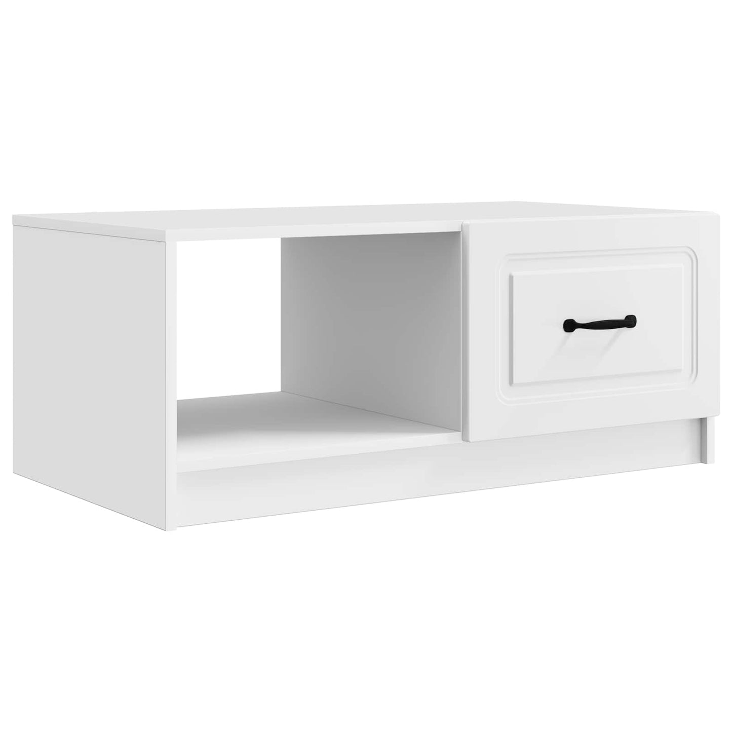 Sofabord Hvid 90 x 50 x 37 cm Konstrueret træ