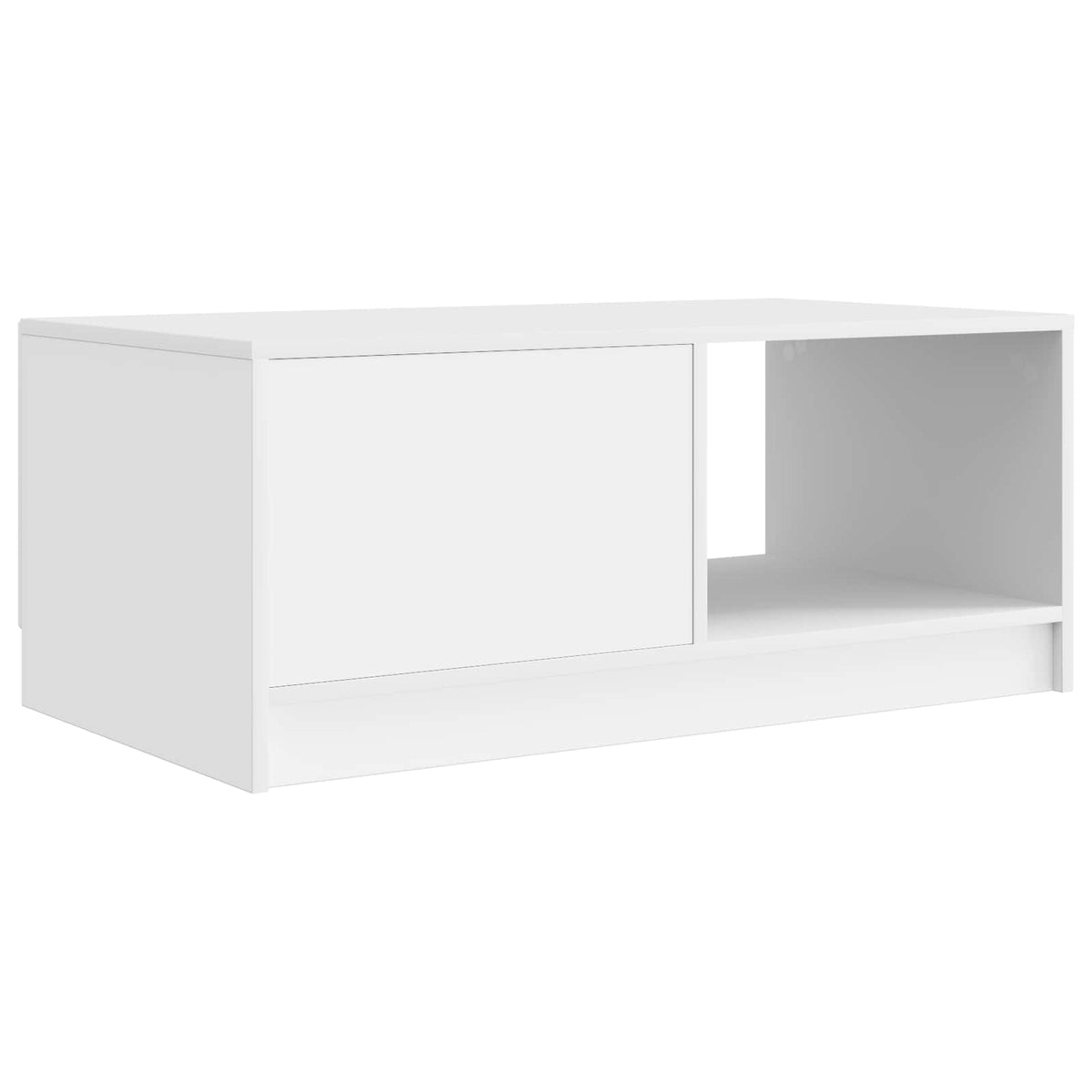 Sofabord Hvid 90 x 50 x 37 cm Konstrueret træ