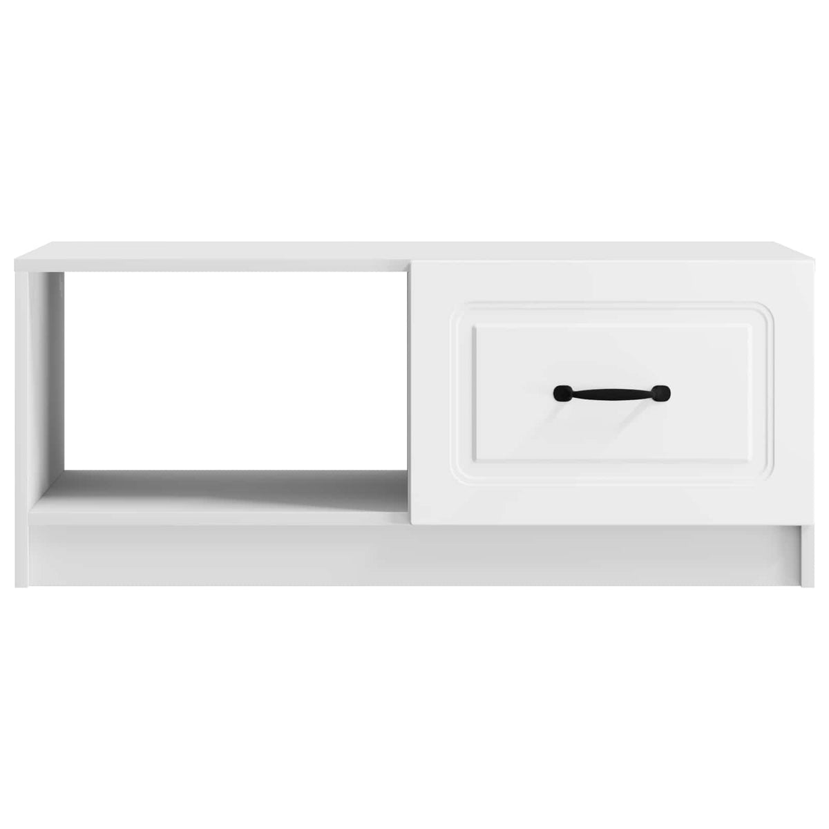 Sofabord Hvid 90 x 50 x 37 cm Konstrueret træ