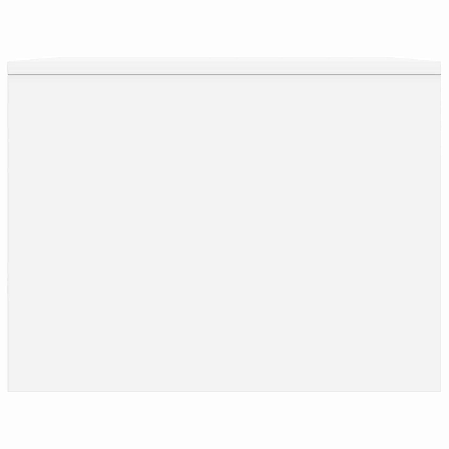 Sofabord Hvid 90 x 50 x 37 cm Konstrueret træ