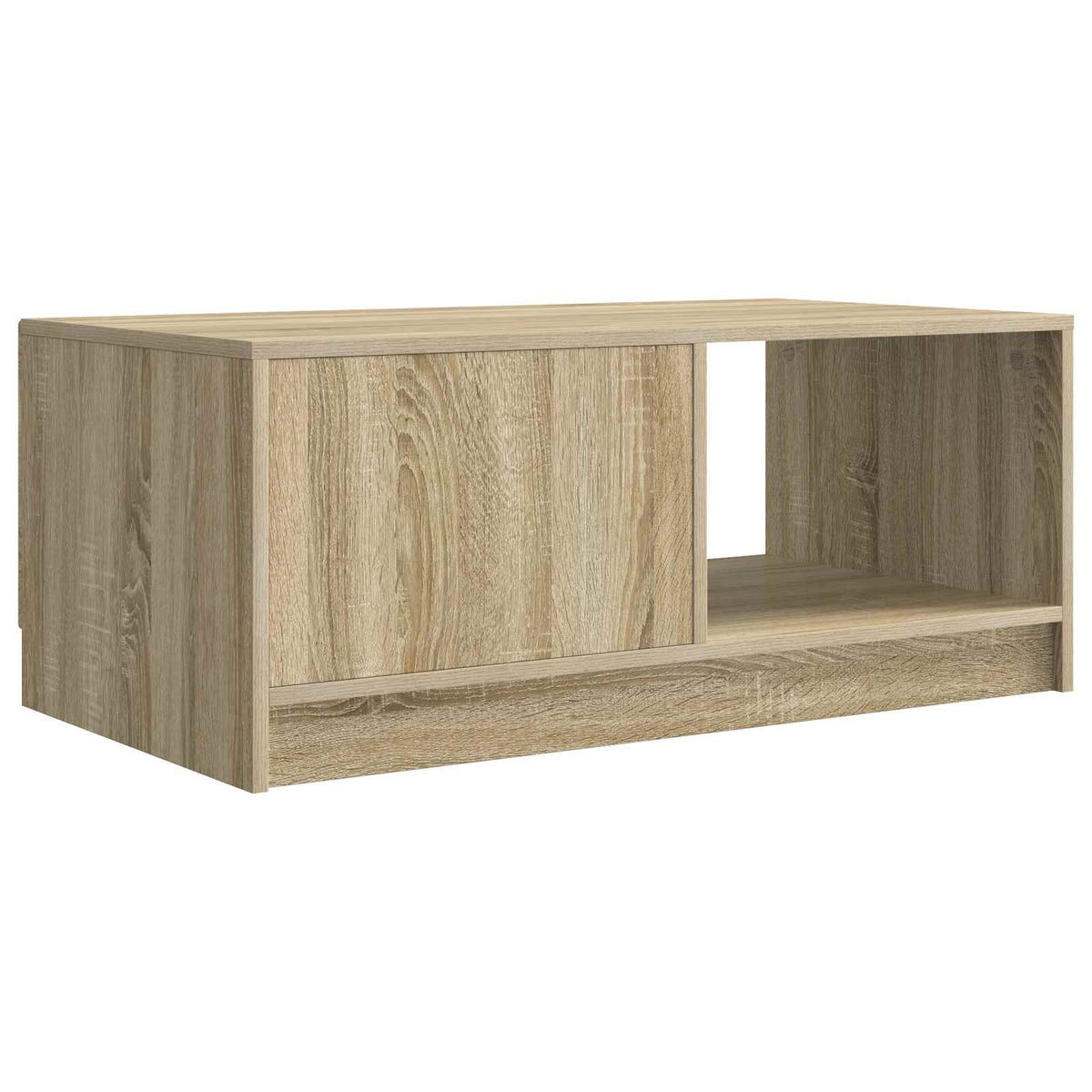 Sofabord Sonoma-eg 90 x 50 x 37 cm Konstrueret træ