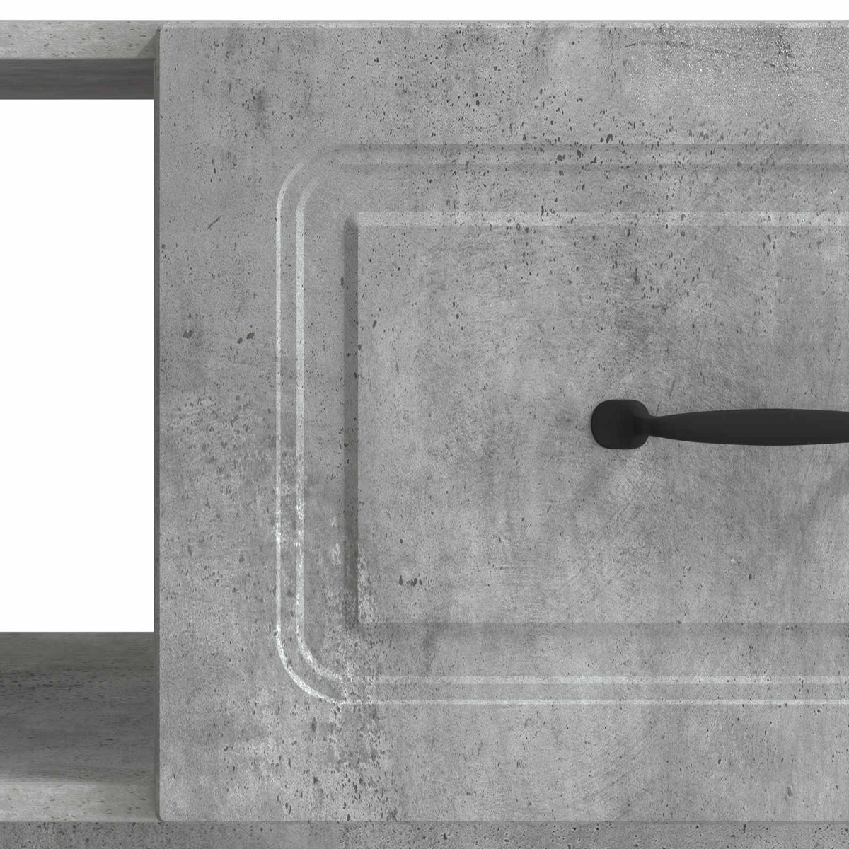 Sofabord Betongrå 90 x 50 x 37 cm Konstrueret træ