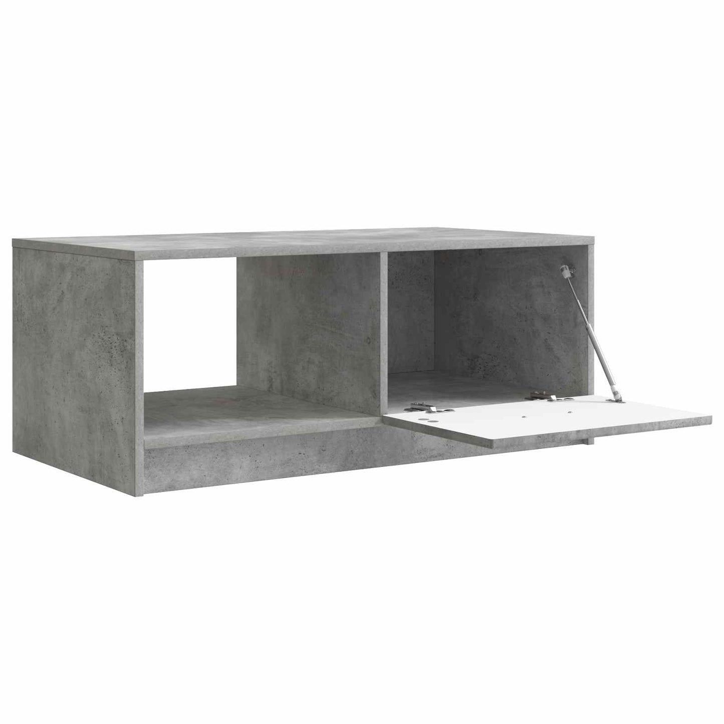 Sofabord Betongrå 90 x 50 x 37 cm Konstrueret træ