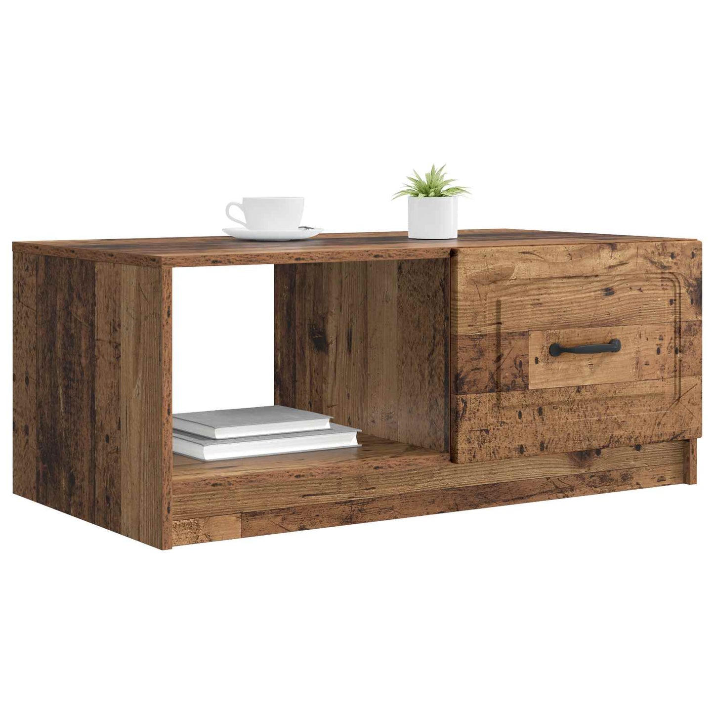 Sofabord Gammelt træ 90 x 50 x 37 cm Konstrueret træ