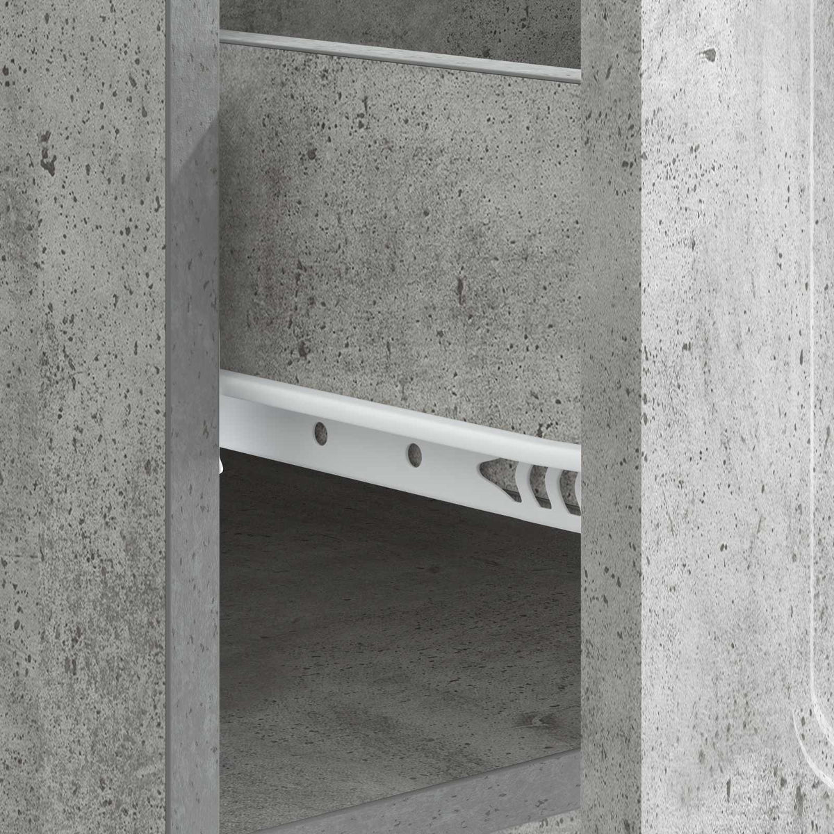 Sofabord Betongrå 49 x 50 x 37 cm Konstrueret træ