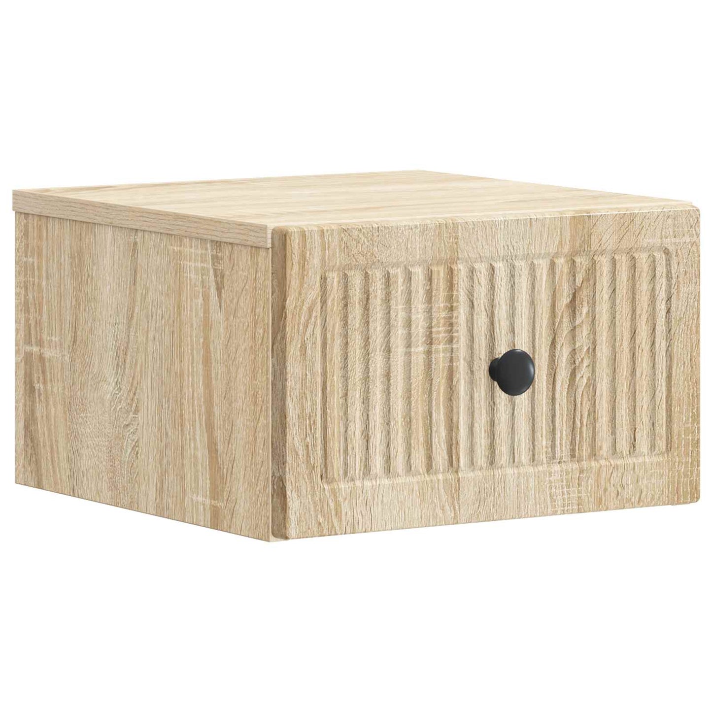 Væghængt Natbord 2 stk. Sonoma-eg 33 x 34,5 x 20 cm