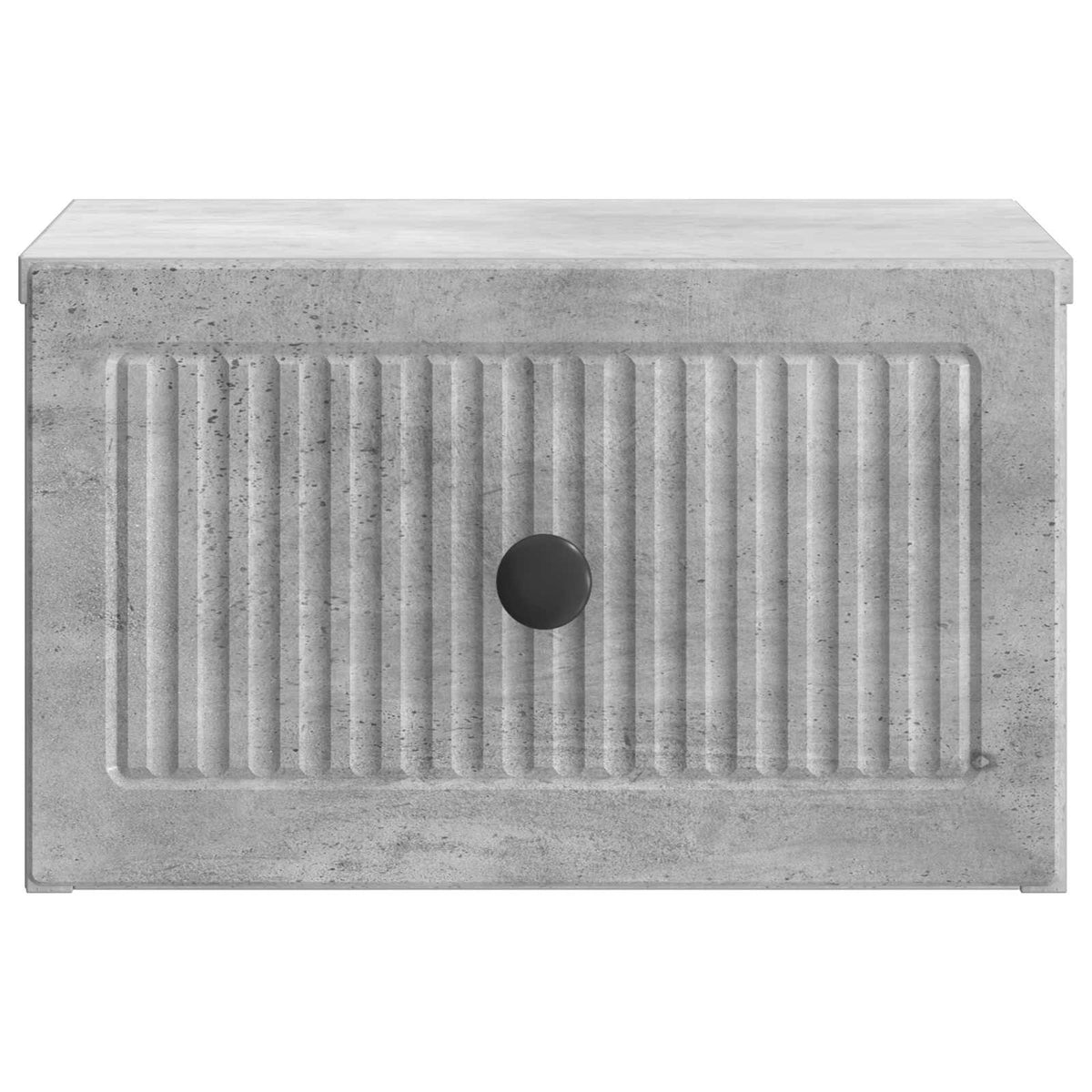 Væghængt Natbord 2 stk. Betongrå 33 x 34,5 x 20 cm