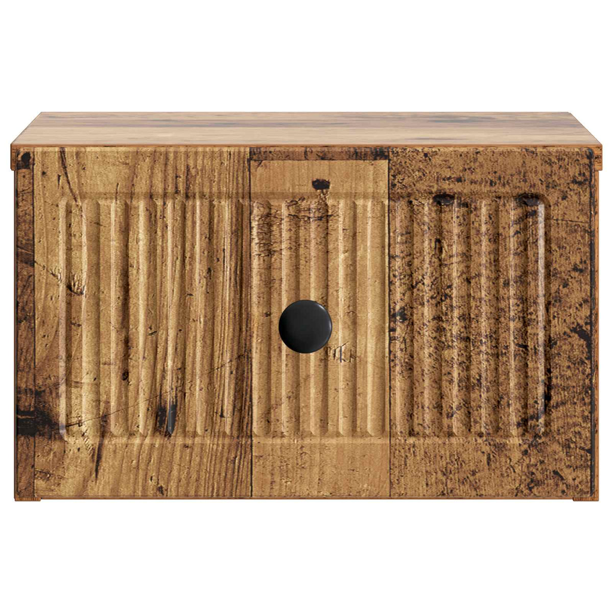Væghængt Natbord Gammelt træ 33 x 34,5 x 20 cm Konstrueret træ