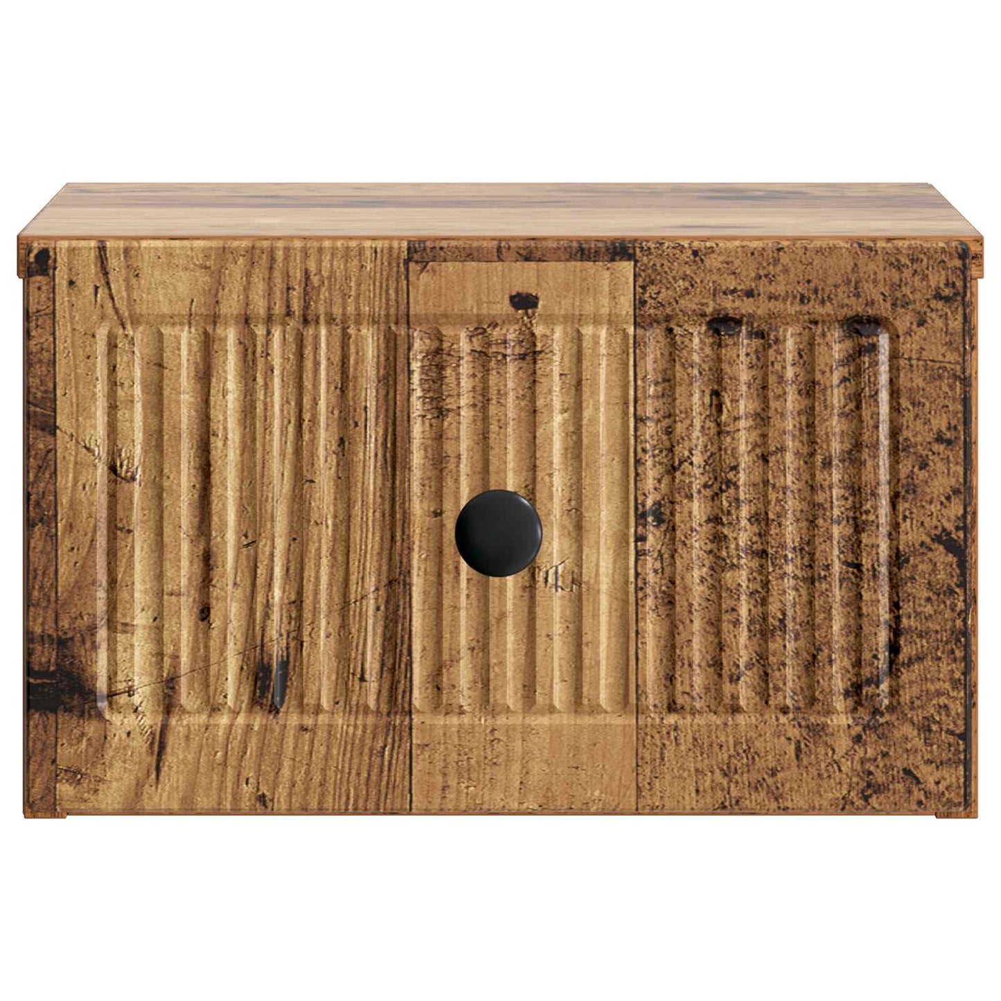 Væghængt Natbord 2 stk. Gammelt træ 33 x 34,5 x 20 cm