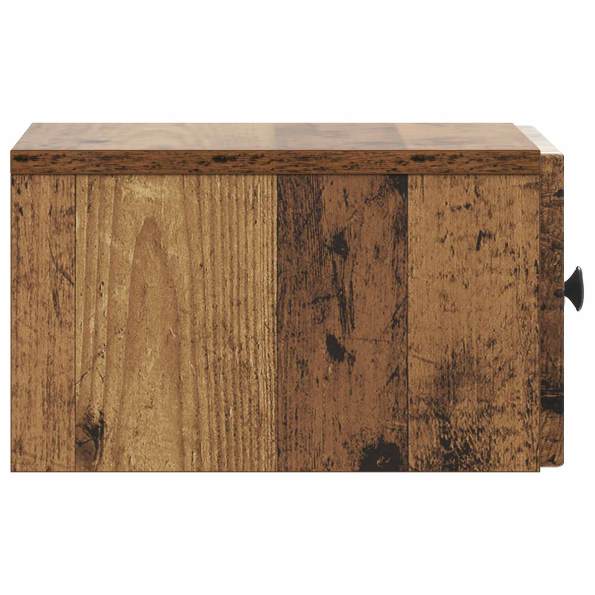 Væghængt Natbord 2 stk. Gammelt træ 33 x 34,5 x 20 cm
