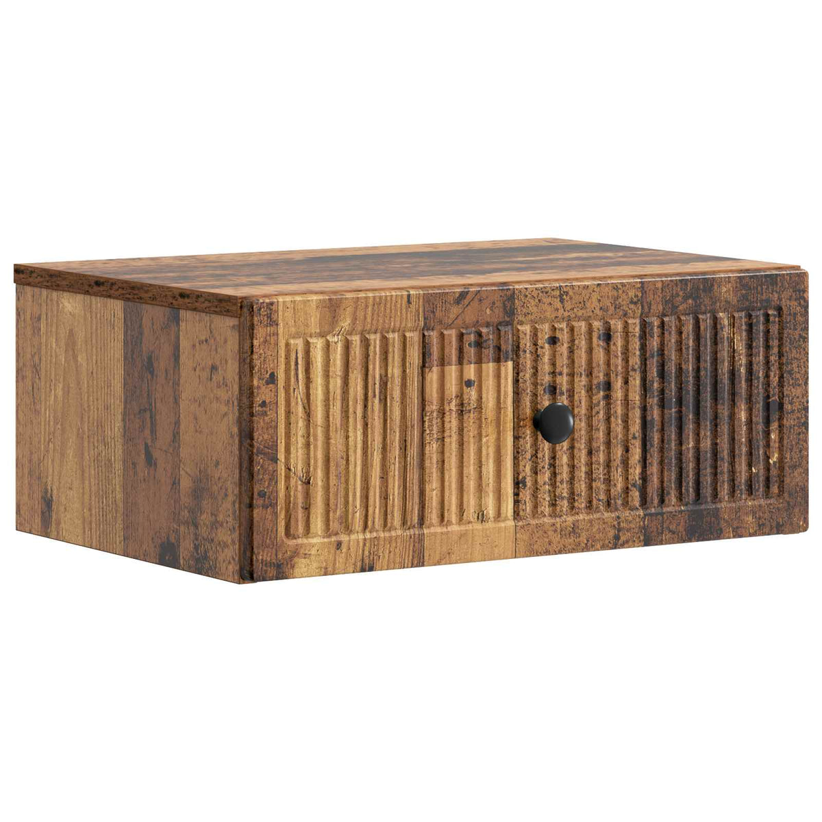 Natskab 2 stk. Gammelt træ 49 x 34,5 x 20 cm Konstrueret træ