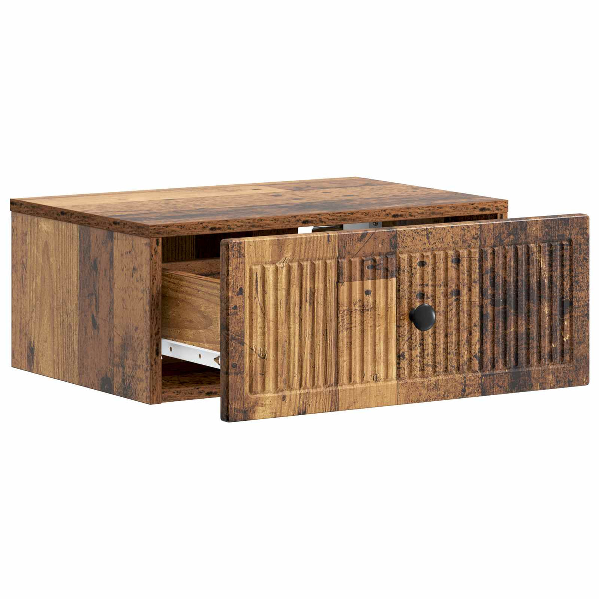 Natskab 2 stk. Gammelt træ 49 x 34,5 x 20 cm Konstrueret træ