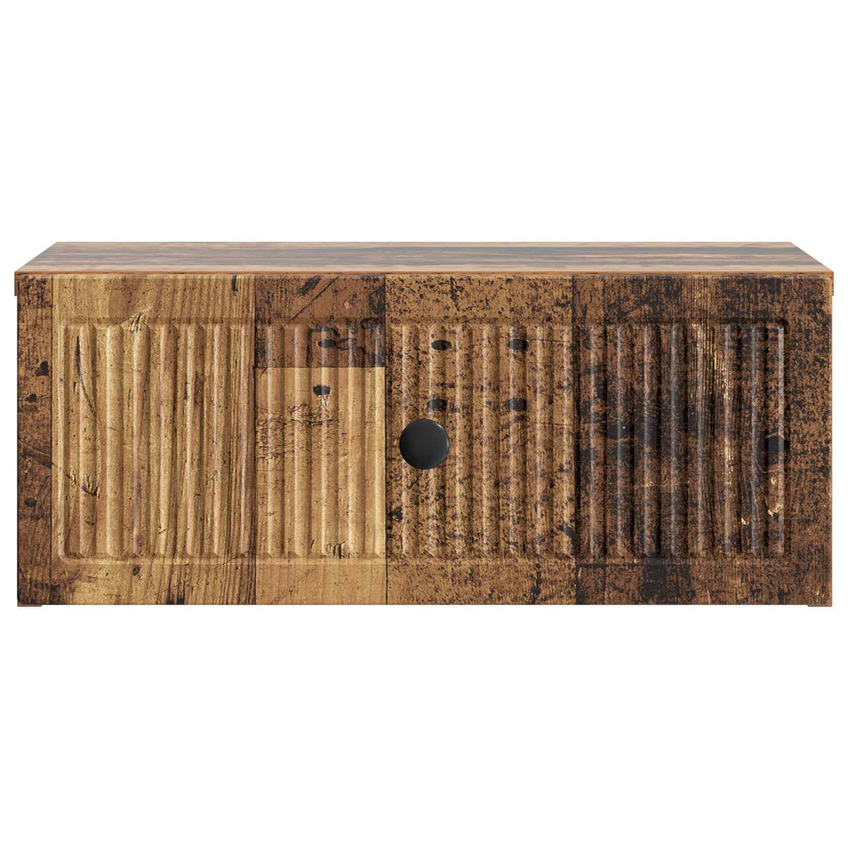 Natskab 2 stk. Gammelt træ 49 x 34,5 x 20 cm Konstrueret træ
