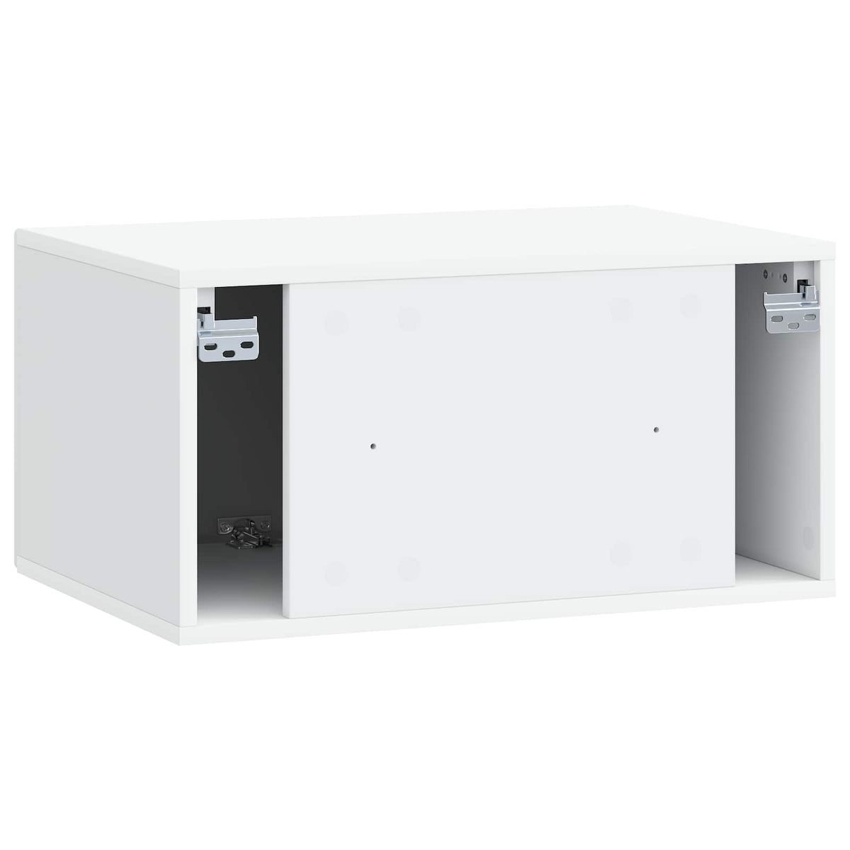 Væghængt TV-skab Hvid 59,5 x 41 x 30 cm Konstrueret træ